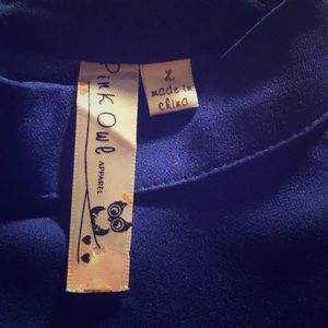 Royal Blue Ruffle Sleeve Dress